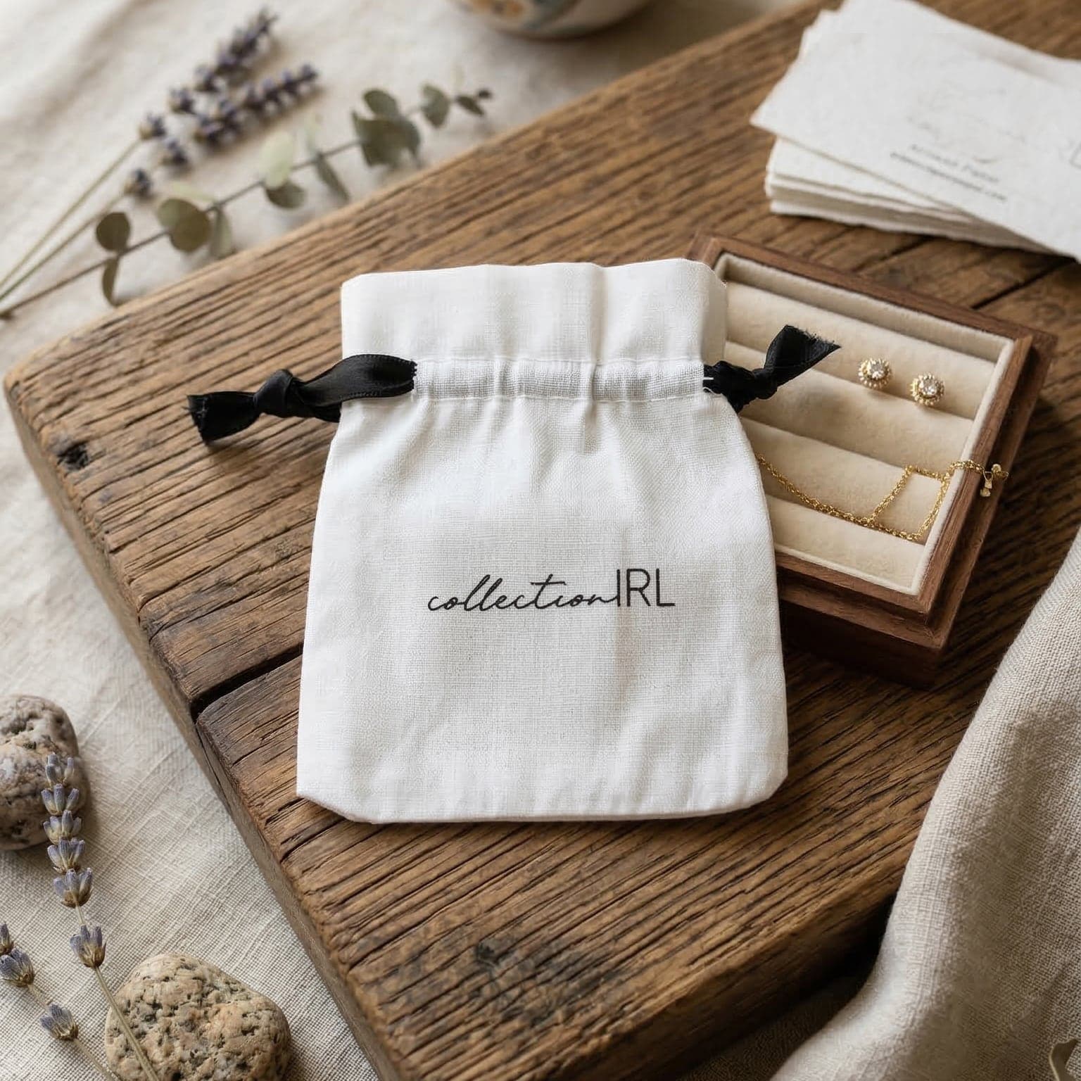 Coton Jewelry Pouch